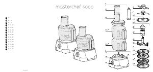 Brugsanvisning Tefal DO514138 Masterchef 5000 Køkkenmaskine