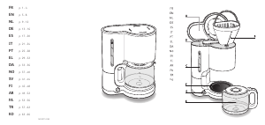 كتيب ماكينة قهوة CM250830 Tefal