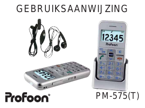 Handleiding Profoon PM-575 Mobiele telefoon