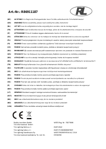 Instrukcja Reality R86911187 Paris Lampa