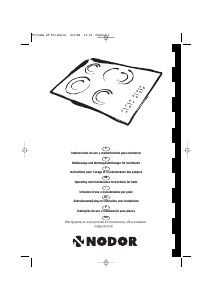 Manuale Nodor GCI 57 Negra Piano cottura