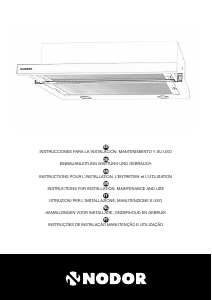 Manual Nodor Extender Cooker Hood