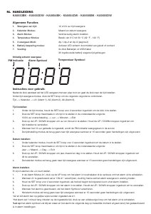 Mode d’emploi Karlsson KA5654BK Cube Horloge