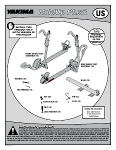 Manual Yakima HoldUp +2 Bicycle Carrier