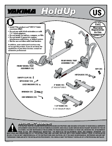 Manual de uso Yakima HoldUp Porta bicicleta