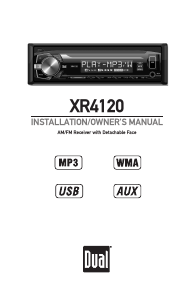 Handleiding Dual XR4120 Autoradio