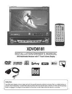 Handleiding Dual XDVD8181 Autoradio