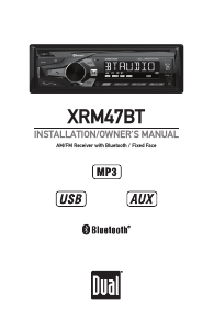 Handleiding Dual XRM47BT Autoradio