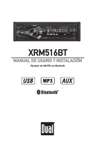Manual de uso Dual XRM516BT Radio para coche
