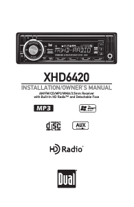 Manual Dual XHD6420 Car Radio