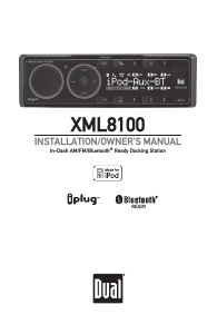 Manual Dual XML8100 Car Radio