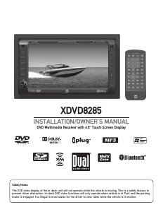 Handleiding Dual XDVD8285 Autoradio