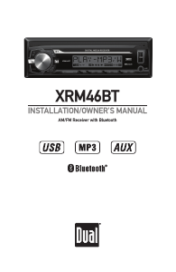 Handleiding Dual XRM46BT Autoradio