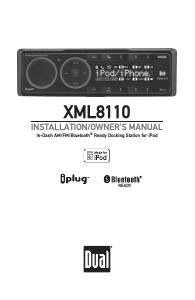 Manual Dual XML8110 Car Radio