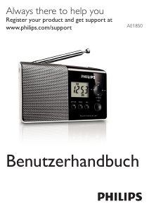 Bedienungsanleitung Philips AE1850 Radio
