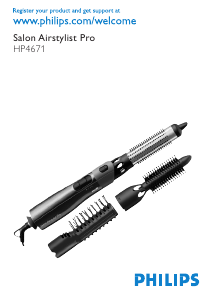 Manuale Philips HP4671 Modellatore per capelli