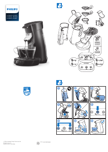 Bruksanvisning Philips HD6566 Senseo Kaffebryggare