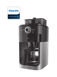 Manual Philips HD7769 Coffee Machine