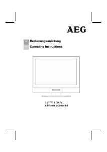 Handleiding AEG CTV 4866 LCD televisie