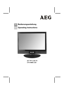 Bedienungsanleitung AEG CTV 4880 LCD fernseher