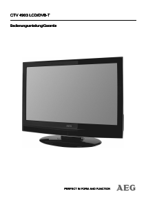 Bedienungsanleitung AEG CTV 4903 LCD fernseher