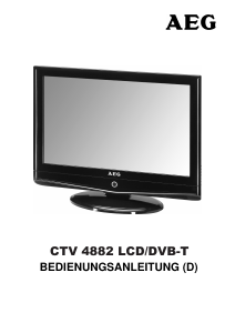 Bedienungsanleitung AEG CTV 4882 LCD fernseher