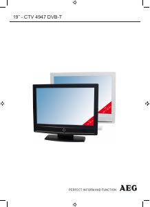 Handleiding AEG CTV 4947 LCD televisie