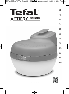 Manuale Tefal FZ301010 ActiFry Essential Friggitrice