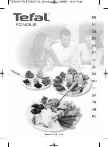 Manual Tefal EF256812 Fondue