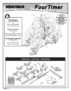 Manual de uso Yakima FourTimer Porta bicicleta