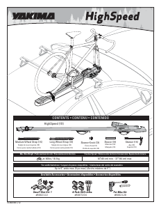 Handleiding Yakima HighSpeed Fietsendrager