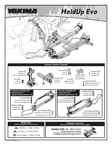 Manual de uso Yakima HoldUp Evo Porta bicicleta