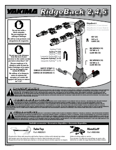Handleiding Yakima RidgeBack 5 Fietsendrager