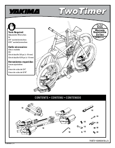 Manual Yakima TwoTimer Bicycle Carrier