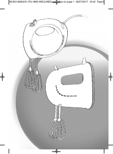 Instrukcja Tefal HT250138 Mikser ręczny