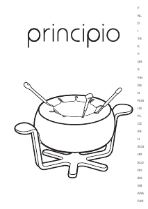 Bruksanvisning Tefal EF150212 Principio Fondue