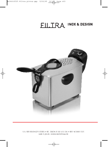 كتيب مقلاة عميقة FR404430 Filtra Tefal