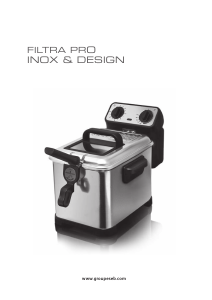 Manuale Tefal FR404730 Filtra Pro Friggitrice