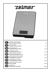 Manual Zelmer KS1500 Kitchen Scale