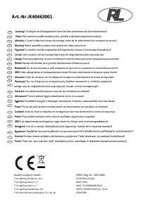 Manuale Reality R60581001 Choke Lampada