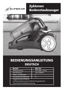 Bedienungsanleitung Superior MD-702 Staubsauger