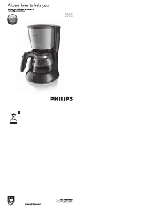 Manuál Philips HD7435 Kávovar
