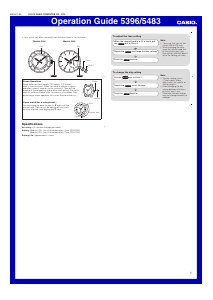 Handleiding Casio Sheen SHE-4051PG-4AUER Horloge