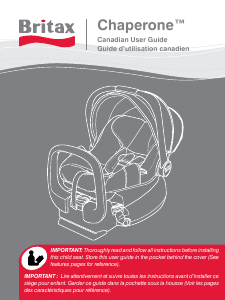 Manual Britax Chaperone Car Seat