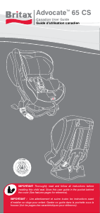 Handleiding Britax Advocate 65 CS Autostoeltje