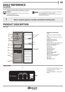 Manual Bauknecht KGNFI 20 A2+ IN Fridge-Freezer