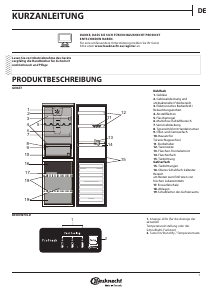 Bedienungsanleitung Bauknecht KGNFI 18 A2+ WS Kühl-gefrierkombination