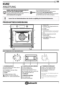 Bedienungsanleitung Bauknecht BAR2S K8 V2 IN Backofen