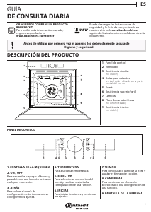 Manual de uso Bauknecht BIK5 DN8FS PT Horno