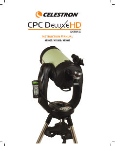 Manual Celestron CPC Deluxe 1100 HD Computerized Telescope